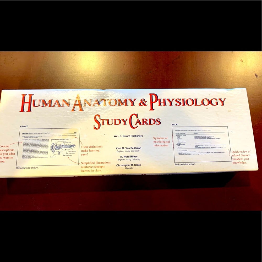 Study Cards - Human Anatomy